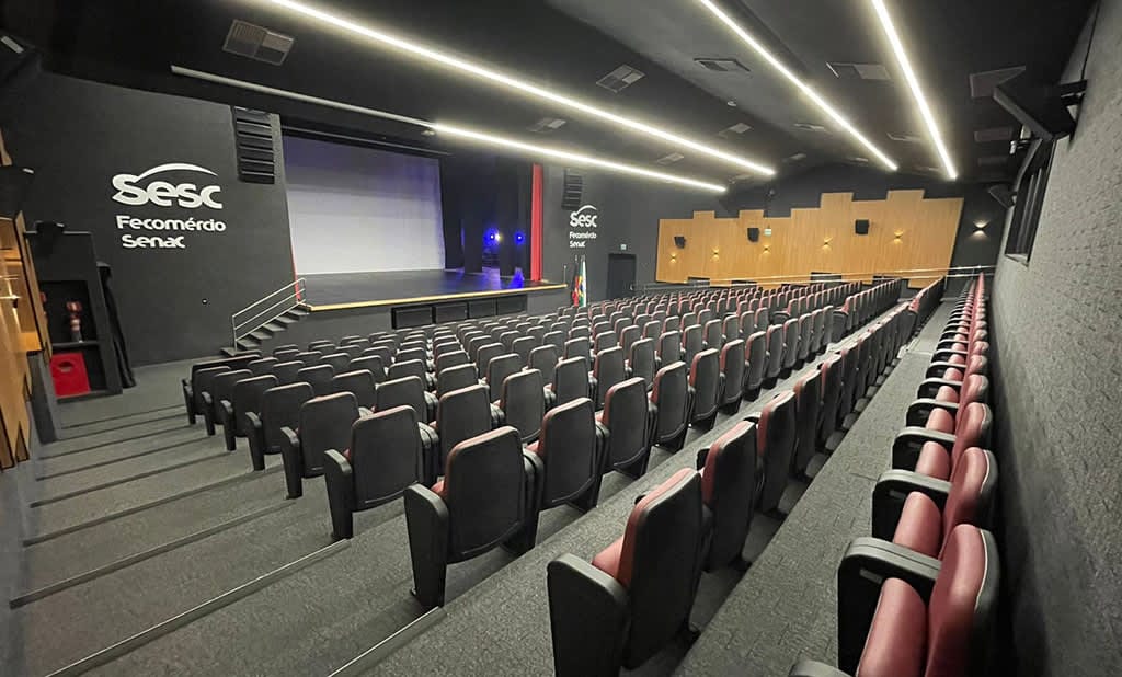 Teatro do Sesc, local do evento